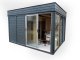 Gartensauna Sauna Cube 4 x 3 m (Breite x Tiefe) aus Fichtenholz Garten cube Kube Gartenhaus Holzhaus Holz Pavillon Pavillon Garten Pavillon