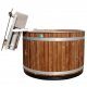 7 Tage - Miete für ein Badefass mit Innennofen, Durchmesser 2,2 m, Innenofen für 6-10 Personen