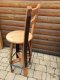 Fass Barhocker BARDOLINO-RLFD Fassbarhocker Stehtischhocker Sitzhocker Stuhl Holzstuhl Holzhocker Sitz Hocker