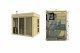 Gartensauna Sauna Cube 3 x 2 m (Breite x Tiefe) aus Fichtenholz Garten cube Kube Gartenhaus Holzhaus Holz Pavillon Pavillon Garten Pavillon
