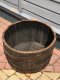BKW60 ein 75 Liter Blumenkübel aus Whiskyfass D.oben 60 D.unten 55cm, H.38cm