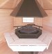 GKF045 4,5 m2 Grillkota, Fichte für ca. 6-10 Personen ohne Grill / mit Wunsch-Grill