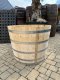 BKK100 ca. 500 Liter Blumenkübel aus neuem Kastanienholz Olivenbaum Fass Saunatauchbecken Pflanzfass Holzfass Kastanienfass Pflanzkübel