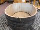 5000 Liter Eichenfasshälfte Durchmesser 325x240cm und Höhe 125cm.