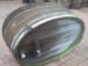 650 Liter Eichenfasshälfte Durchmesser 140x100cm und Höhe 70cm.
