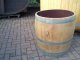 200 Liter Weinfass Regentonne aus gebrauchtem Barrique Eichenfass Holzfass Wasserfass Miniteich Pflanzkübel Trog