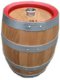 10L Bierfass Innen mit Edelstahlblase außen Holz.