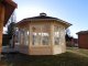 Garten- Pavillon Deluxe 10m² ohne Grill Gartenpavillon Partyhaus