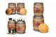 300 L Weinfass mittlere Regentonne aus gebr. Eichenfass inkl. Deckel Holzfass Regenfass Wasserfass Tonne Pfanzfass