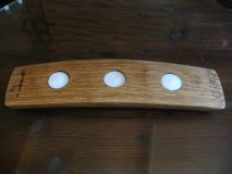 3-er Faßdaubenlicht Kerzenständer Kerzenleuchter Teelichthalter