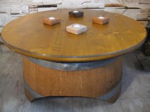 3er-Q Faßdaubenlicht Kerzenständer Kerzenleuchter Teelichthalter