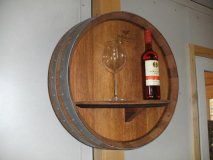 Fassfront225LA D.56cm und 14cm Tiefe aus gebrauchtem Eichenfass