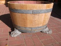 3-er Set Betonfüße - Klein als Untersetzer für Blumenkübel oder Regentonne