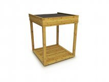 Garden Cube 2 x 2 m (Breite x Tiefe) aus Fichtenholz