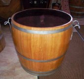 GBKED85H74 Pflanzkübel aus Eichenfass mit ca. D.92cm, winterfest