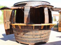 Wochen - Miete für Fass - Verkaufsanhänger Verkaufstheke Weinverkostungstand Verkaufstand