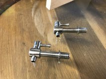 Messingauslaufhahn-klein-vernickelt für Holzfass mit 10-11mm Hahnloch mit konischem Gewinde Messing