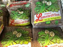 100-er Drainage - Set aus 20L Tonkugel + Trennvlies 1x1m für alle Blumenkübel oder Pflanzkübel mit D. unten bis 45cm.