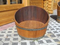 FASSSCHALE Fasssessel fertig aufgearbeitet Fass - Stuhl Fassstiz Faßhocker Hocker aus gebrauchtem Eichenfass Weinfass