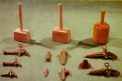 Münchener Bierhahn, Messing poliert