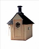 GKF045 4,5 m2 Grillkota, Fichte für ca. 6-10 Personen ohne Grill / mit Wunsch-Grill