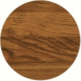 Topalit Tischplatte Teak rund, Durchmesser 60/70/80/90/105cm, Wetterfest Stärke Außenkante 26 mm Fasstischplatte