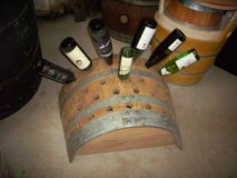 Weinregal - Weinfassbogen für 58-60 Flaschen, Eichenfass