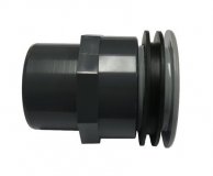 2946 - 1 x Kirami obere Außenofen - Anschluss-Muffe am Badefass mit Anschlußzubehör - für alle Kiramiofen CULT, MACU, CUBE, TUBE ab Baujahr 2018