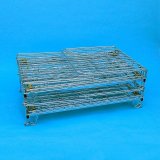 CARGO-80 GITTERBOX FÜR 433 liegende WEINFLASCHEN 119X79XH.91,5cm aus Feuerverzinktem Stahl stapelbar