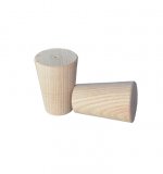 HS42-30 Winzer Holz - Spund Holzstopfen für jedes Holzfass Holzzapfen konisch Spundstopfen