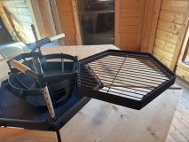 Nur der Ersatz 6-eck - Grillrost für TOP 6-Eckiger LUXURY GRILL