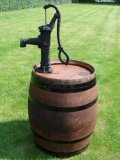 190 Liter Weinfass Regentonne aus gebrauchtem Bourbon Whiskyfass Eichenfass Fass Holzfass Regenfass Wasserfass