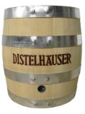 5L HOLZKEG® Bierfass Innen mit Edelstahlblase außen Holz.