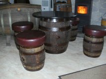 LS40cm Lederkissen mit 40cm Durchmesser und 10cm Stärke