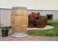 225 Liter gebrauchtes Barriquefass Eichenfass Weinfass Holzfass Wasserfass Dekofass