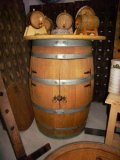 Fassköniginbar aus 225/300 Liter gebrauchtem Barrique-Eichenfass