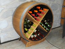 Bacchus-X Weinregal für bis zu 52 Flaschen aus Eichenholzfass