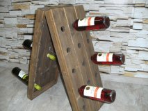 30er Weinbrett Dreieck, Rüttelbrett Rüttelpult Weinregal FL-Rega