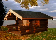 Kelosauna mit 7,5m² Grundfläche Gartensauna Saunahaus