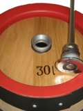 15L Bierfass Innen mit Edelstahlblase außen Holz.