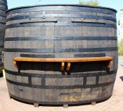 Wochen - Miete für Fass - Verkaufsanhänger Verkaufstheke Weinverkostungstand Verkaufstand