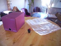 10 Liter Bag in Box - leer komplett Weinschlauch + Hahn + Karton