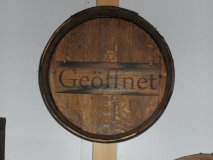 Fassfront 300L D.64cm und 14cm Tiefe aus gebrauchtem Eichenfass